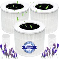 Lemonqueen - Paquete De 3 Filtros Purificadores De Aire Para Levoit Core Mini/Core Mini-P