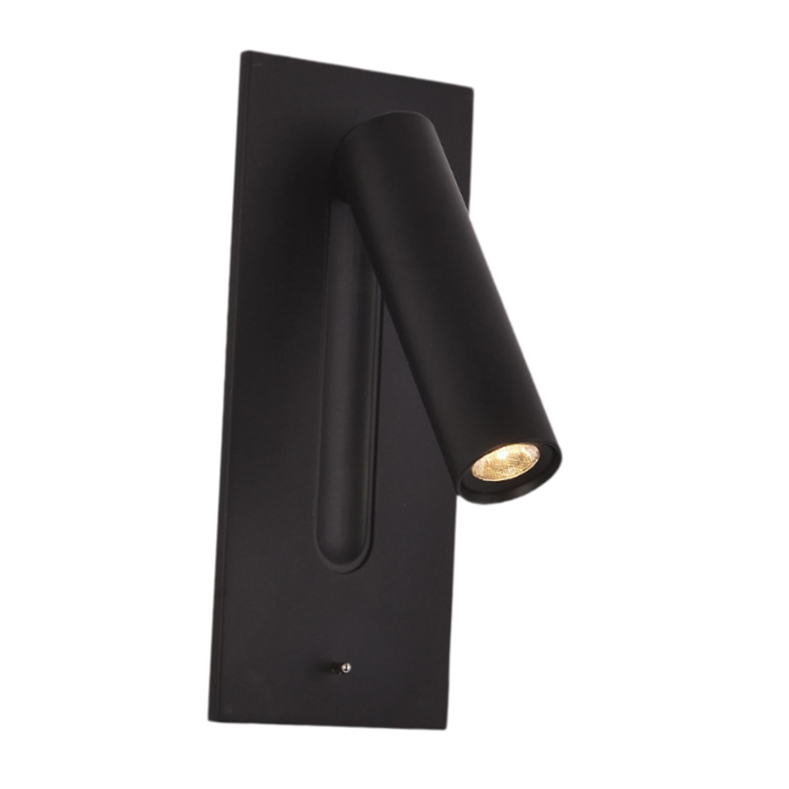 Magideal - Luces De Pared Incrustadas Lámparas De Lectura De Lámparas De Lectura Con Luces De Pared De Iluminación De Pared Para El Interior Del Dormitorio Hotel Negro