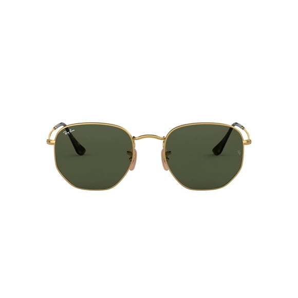 Gafas de sol Ray-Ban RB3548N con lente plana hexagonal de 51 mm, color dorado