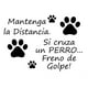 thumbnail image 2 of Sticker Mantenga Distancia Si Se Cruza Animal Freno Auto, 2 of 3