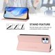 thumbnail image 3 of Funda Billetera con Soporte para iPhone 12/12 Pro Bloqueo RFID Plegable Rosa, 3 of 6