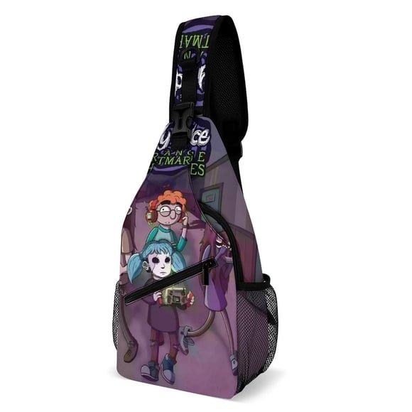 Sally Face Riñonera Bandolera con Estampado Integral para Hombres y Mujeres, Bolso Cruzado Gráfico de Tendencia, Mochila de Hombro Streetwear para Ciclismo y Deportes, Riñonera Versátil Casual