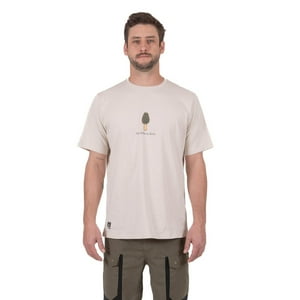 Polera Hombre Manga Corta Morchella Esculenta Lhotse Beige L