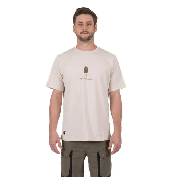 Polera Manga Corta Hombre Morchella Esculenta Lhotse beige L