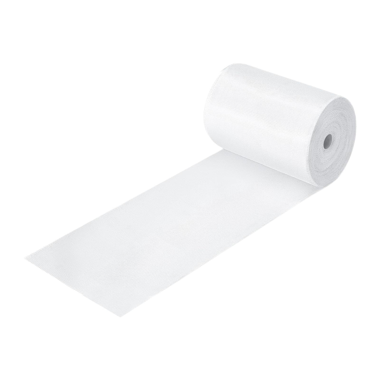 Magideal - Cinta De Tela De Fibra De Vidrio Rollo De Tela De Fibra De Vidrio De 98 Pies Tira De Tela De Fibra De Vidrio Blanca Cinta Aislante De Fibra De Vidrio 15 Centímetros