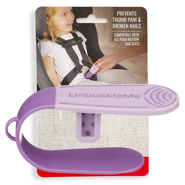 Herramienta de apertura de hebilla para asientos de coche UnbuckleMe Easy Opener, color morado