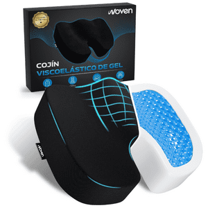 Cojín Ortopédico Lumbar Gel Viscoelástico Premium Woven