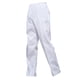thumbnail image 5 of Pantalones holgados de chef, uniforme de cocinero, cocinero, culinario Appare White XXXL, 5 of 5