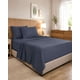 thumbnail image 1 of Set de Sabanas King 4 Pzs Textil Suave con Fuelle de 30 cm para Cama, 1 of 6
