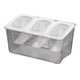 thumbnail image 4 of Compartimentos Extraíbles Del Carrito De Condimentos Refrigerados Para La Barra De Estación De Perritos Calientes Del Hotel 3 Compartimentos, 4 of 5