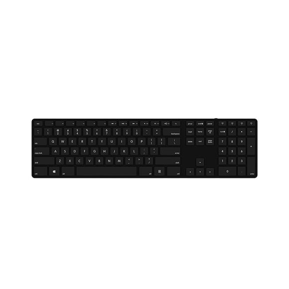 Teclado delgado inalámbrico retroiluminado Matias FK416PCBTL para PC