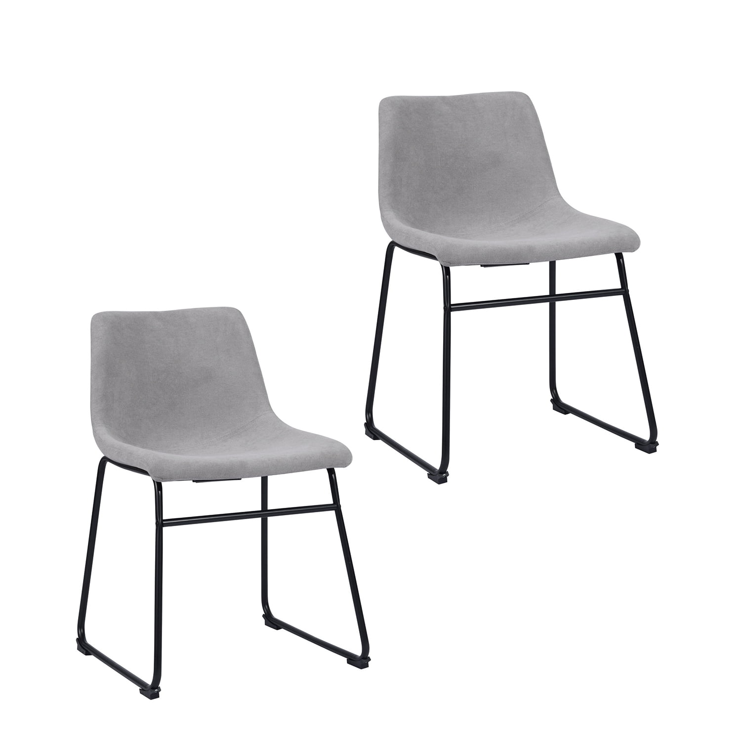 Novahus - Pack 2 Sillas De Comedor Burgos Gris