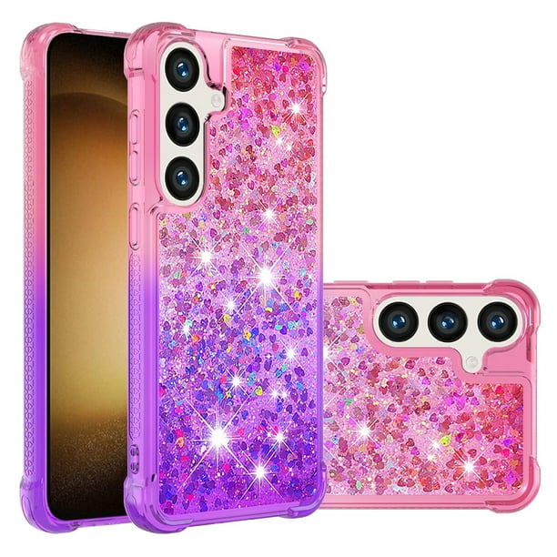Funda Para Samsung Galaxy S25 Plus Con Diseño Gradiente Y Brillo Líquido Antigolpes Tpu