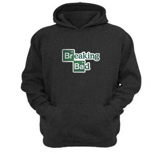 Genérico - Polerón Canguro Breaking Bad Gris Oscuro Talla L Unisex