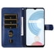 thumbnail image 5 of Funda con Cremallera para Realme C25Y/C21Y, Carcasa Cartera de Cuero PU con Soporte y Tarjetero, 5 of 6