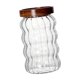 thumbnail image 4 of Tarro De Almacenamiento Con Tapa Hermética Recipientes De Almacenamiento De Alimentos Transparentes Para Cocina 700ML Vertical, 4 of 5