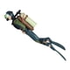 thumbnail image 1 of Figura De Buzo En Miniatura Modelo De Océano Decoración De Aventura Accesorios Para Pecera Estilo 1, 1 of 5