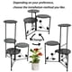 thumbnail image 4 of Soporte para plantas NAKUPE de metal, 4 niveles, para esquina, 76 cm de alto, negro, 4 of 7