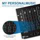 thumbnail image 4 of Mezcladora de audio Yamnweo DJ-M4 negra de 4 canales con Bluetooth y USB, 4 of 9