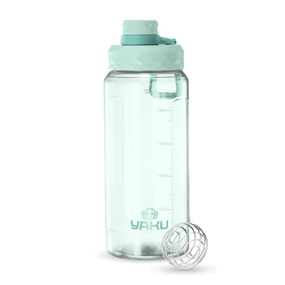Botella Shaker Plástico 1100 Ml Larimar Celeste