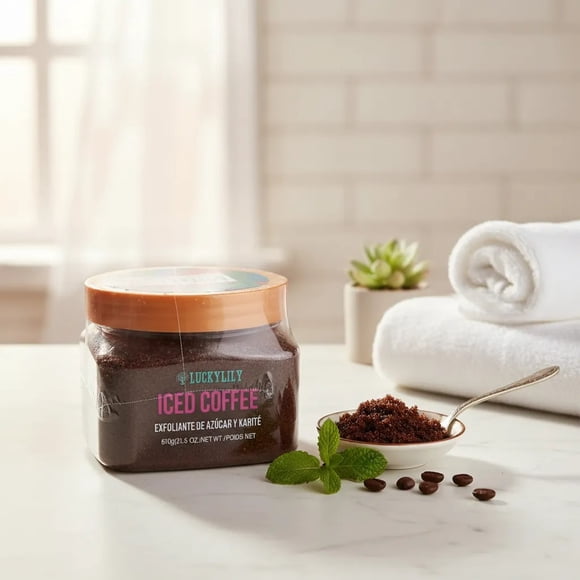 Exfoliante Corporal De Azucar Y Karite Iced Coffee 610grs