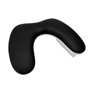 Ioensy - Almohada Para Reposabrazos De Uñas, Base De Madera, Práctico Reposamanos Para Salón, Hogar, Manicurista, Negro