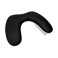 Ioensy - Almohada Para Reposabrazos De Uñas, Base De Madera, Práctico Reposamanos Para Salón, Hogar, Manicurista, Negro