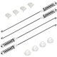 thumbnail image 1 of Kit de varillas de suspensión Mintu 60 cm 4 unidades W10780048, 1 of 6