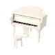 thumbnail image 1 of Accesorios De Casa De Mu?ecas En Miniatura Caja De Música De Piano Para El Cumplea?os De San Valentín Blanco, 1 of 5
