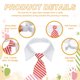thumbnail image 3 of Collar de Perro con Pajarita Uxcell, Pajarita de Esmoquin Lindo con Collar Blanco Ajustable Hecho a Mano Formal Corbata para Gatos Mascotas (Rojo y Blanco, L), para Cachorros Medianos/Niños Gatos/Boda, 3 of 7