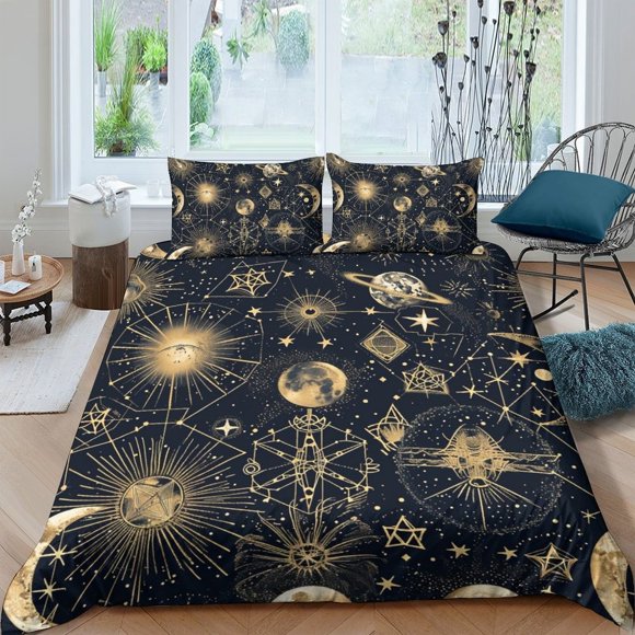 Cosmic astrology Bedding Set Duvet Cover Set3-Piece Bedding Set