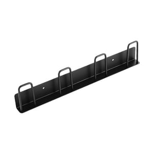 Genérico - Ganchos Para Tazas Montados En La Pared, Colgador De Tazas, Soporte Para Estante De Secado Para Cocina, 4 Ranuras, Negro