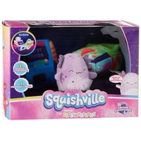 Set De Aventuras Arcade De Toy Squishville Con Peluche De 2 Pulgadas Para Niños