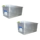 thumbnail image 1 of Pack 2 Cajas Organizadoras 61 Litros Wenco 66x41x31 Cm Transparente Transparente, 1 of 4