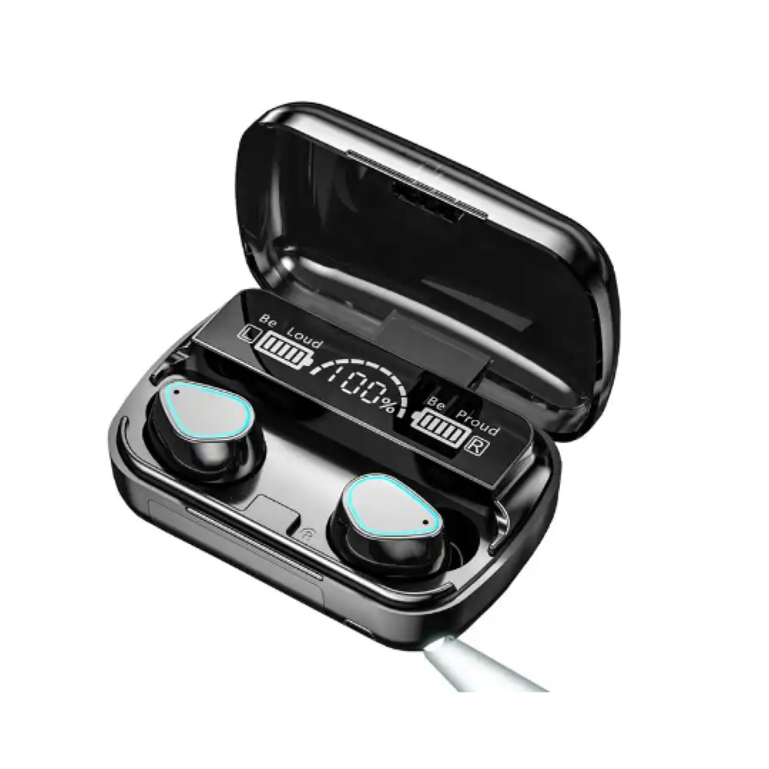 Total E-commerce - Audifonos Bluetooth Recargables Tws Led In Ear Manos Libres M10 Negro