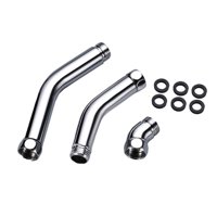 Magideal - Cabezal De Ducha De 3 Piezas Conexión Ellbogen Connection G1/2 ""Extensión De Recubrimiento De Ducha Accesorios Genéricos G1/2 Pulgadas Mujeres Y Hombr