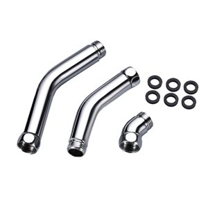 Magideal - Cabezal De Ducha De 3 Piezas Conexión Ellbogen Connection G1/2 ""Extensión De Recubrimiento De Ducha Accesorios Genéricos G1/2 Pulgadas Mujeres Y Hombr