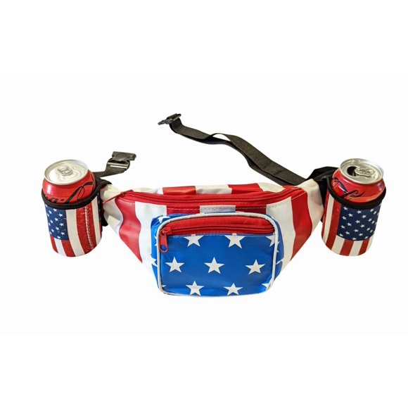 Riñonera para cinturón de bebidas USA Merica All American
