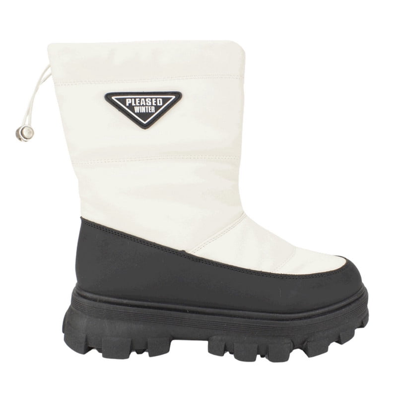 Botín Agua De Coco Nieve Beige