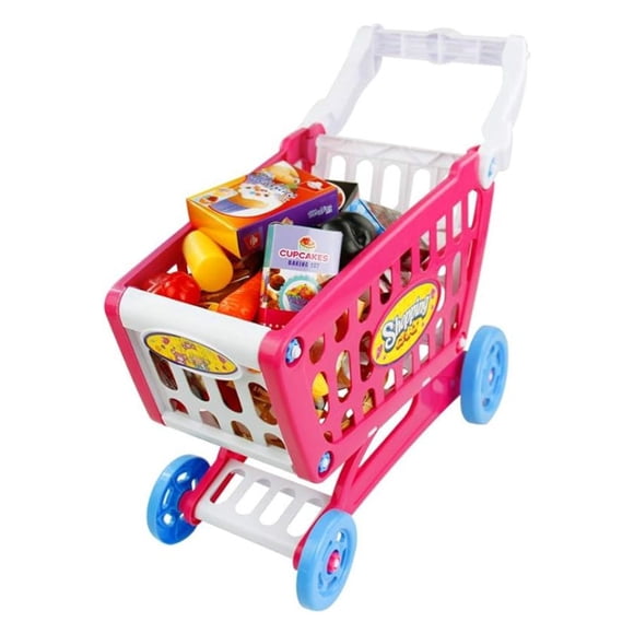 Carrito De Compras Juguetes 46pcs Supermercado Niños