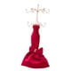 thumbnail image 5 of Soporte Organizador De Joyas Maniquí Colgante Terciopelo Para Anillo Inicio Falda Larga S, 5 of 5
