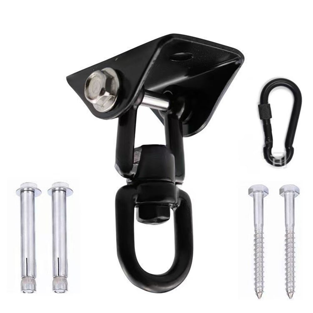 Xusx111 - Kit Colgante De Hamaca,hardware De La Silla Colgante 360 ° Ganchos De Hamaca De Capacidad Giratoria Para Uso Pesado,kit Colgante De La Silla De Hamaca Y Gancho De Techo De Colgante Para El S