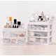 thumbnail image 3 of Organizador de cosméticos con 2 cajones para maquillaje, color transparente, 3 of 3