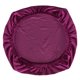 thumbnail image 3 of Cubierta de asiento de la silla del comedor de la boda del estiramiento del terciopelo suave púrpura oscuro, 3 of 5