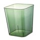 thumbnail image 5 of Contenedor De Basura Multifuncional Visible Decor Square 12L Para Dormitorio, Oficina, Coche, Verde, 5 of 5