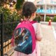 thumbnail image 5 of Percy Jackson Mochila Escolar para Niños y Niñas, Mochila Infantil Ligera de Alta Calidad, Grande y Duradera ROSA, 5 of 6