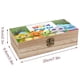 thumbnail image 2 of Fiesta de Palabras Caja Organizadora de Madera Rústica - Caja Decorativa Multifuncional para Escritorio, Hogar, Oficina, Joyas y Manualidades, 2 of 6