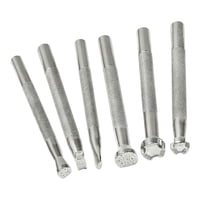 Bothyi - Kit De Estampado De Cuero, Herramientas De Estampado De Cuero, 6 Piezas, Para Trabajo Artístico En Cuero