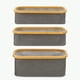 thumbnail image 4 of Estante Organizador Plegable 3 Niveles | Cestas de Tela Gris, 4 of 6