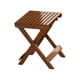thumbnail image 5 of Taburete Plegable Taburete De Camping Portátil Silla De Camping Para Playa Patio Trasero Viaje Marrón, 5 of 5